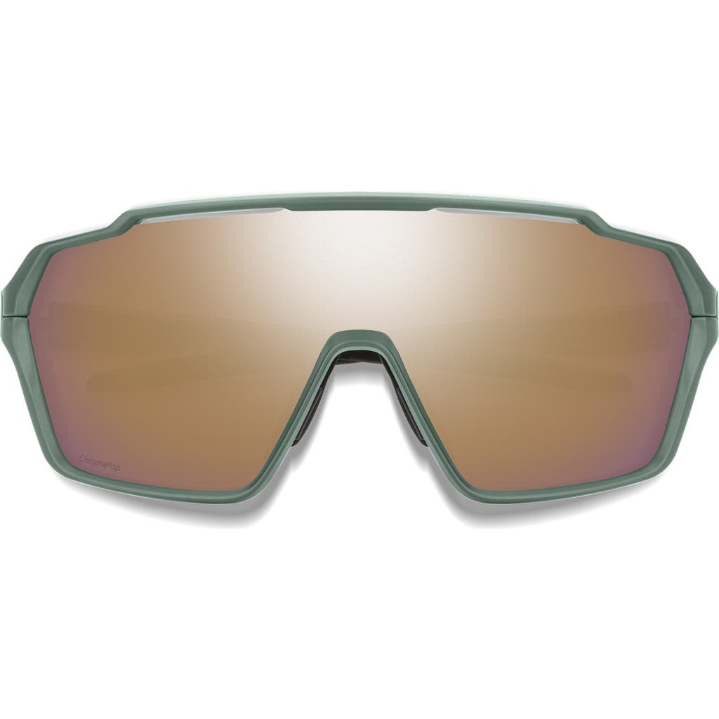 Smith Shift Mag 99mm Shield Sunglasses In Green