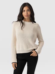 Saint + Sofia Remy Crop Sweater