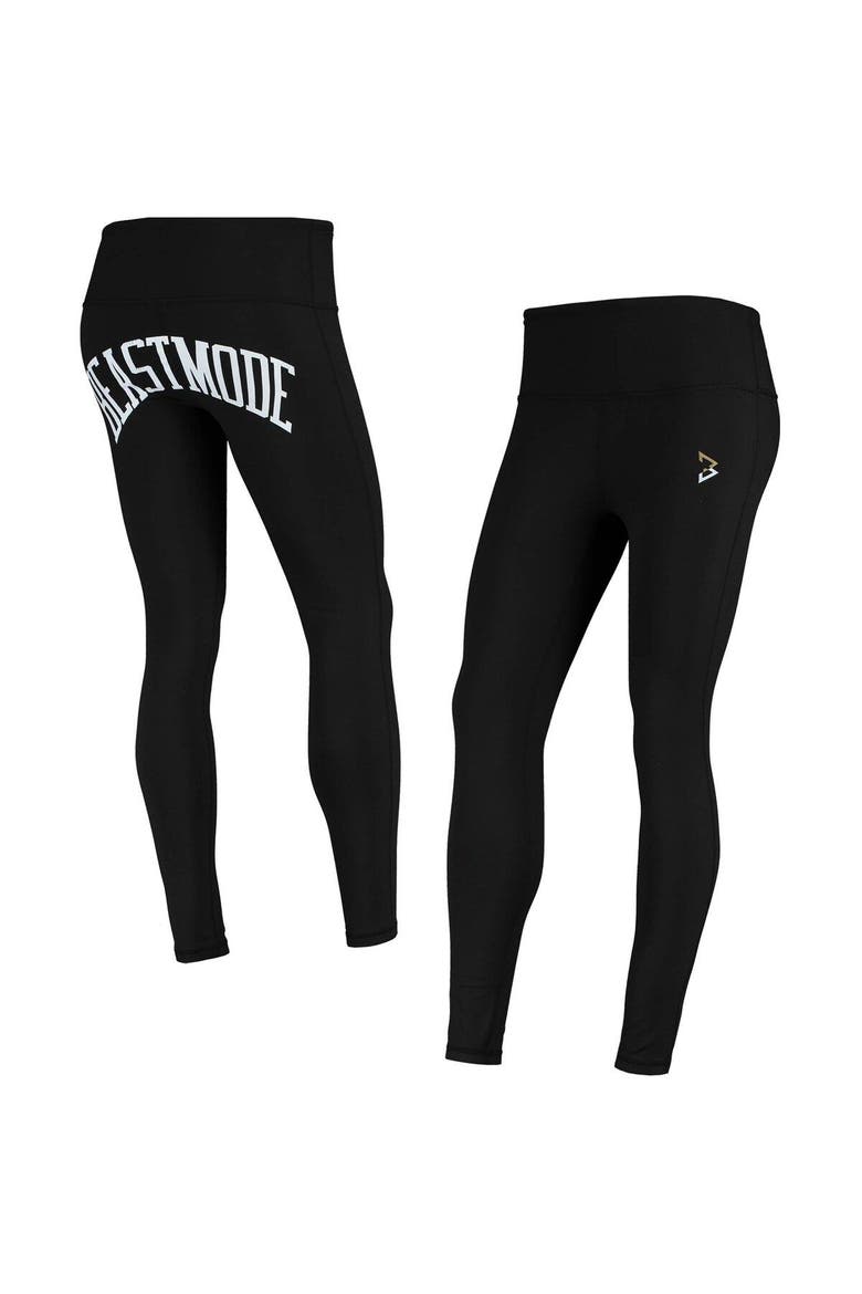 Women's Beast Mode Black Basic Collegiate Leggings, Main, color, Black