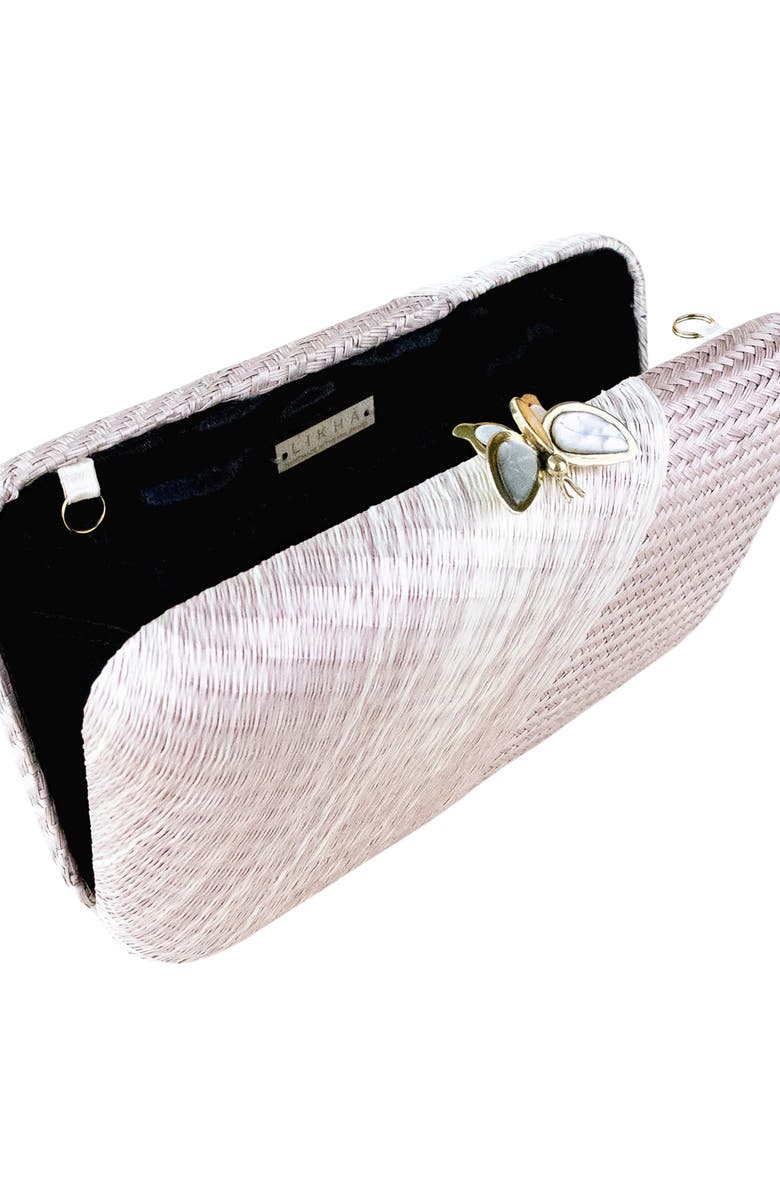 LIKHA Two-Weave Clutch, Alternate, color, Dusty Rose
