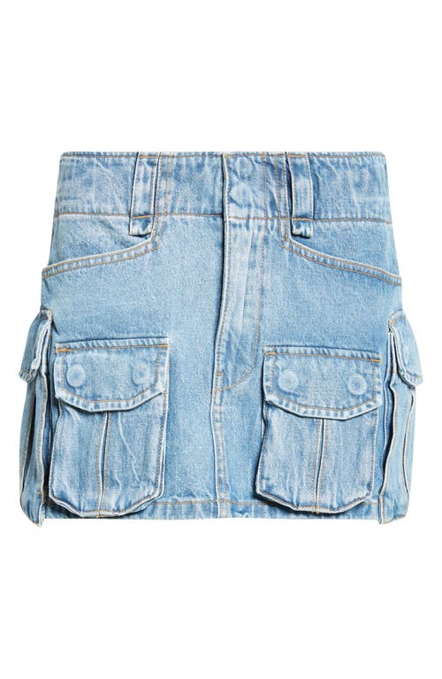 ALEXANDER WANG ALEXANDER WANG DENIM CARGO MINISKIRT