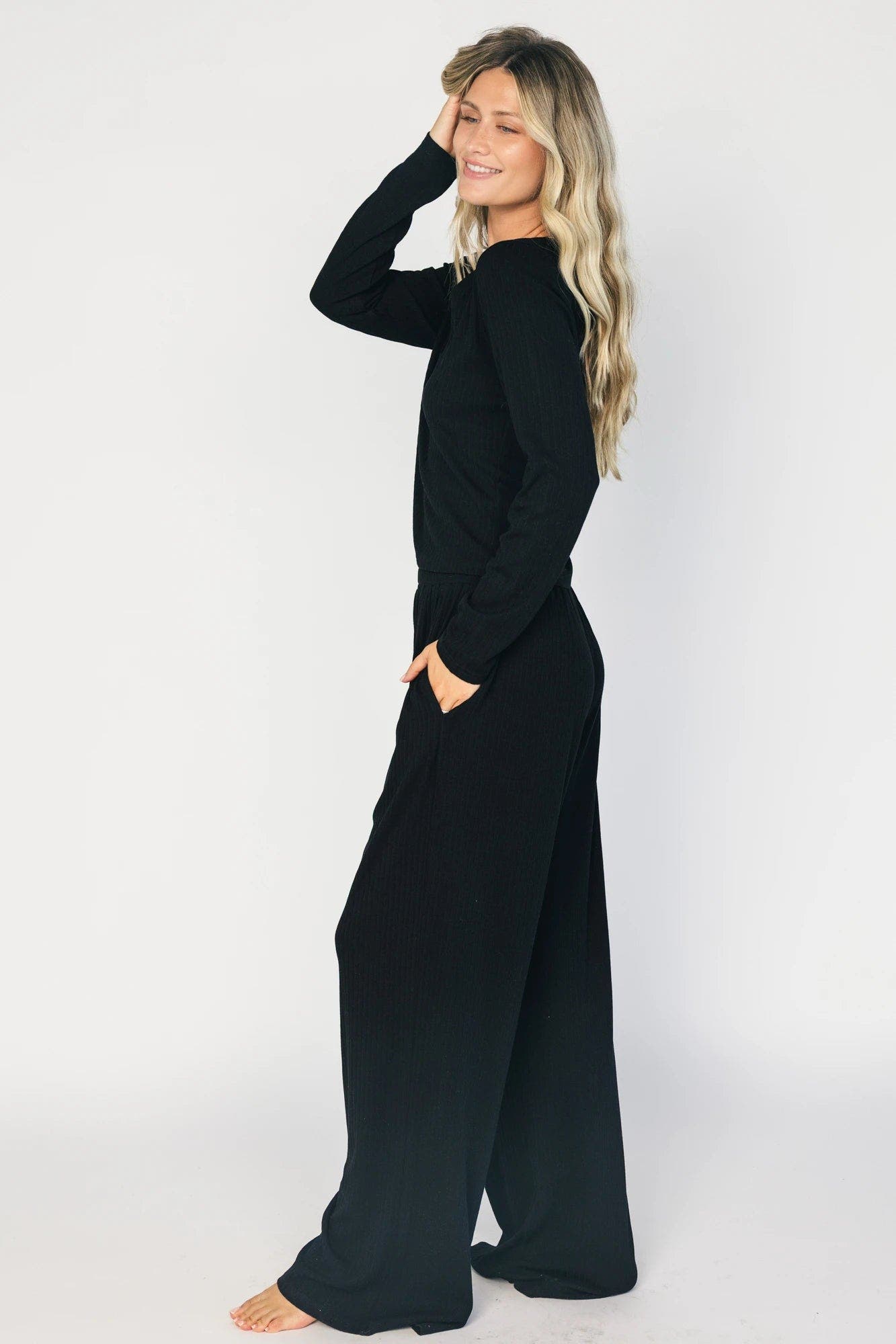 Baltic Børn Rubi Soft Ribbed Pajama Set (Women) | Nordstrom