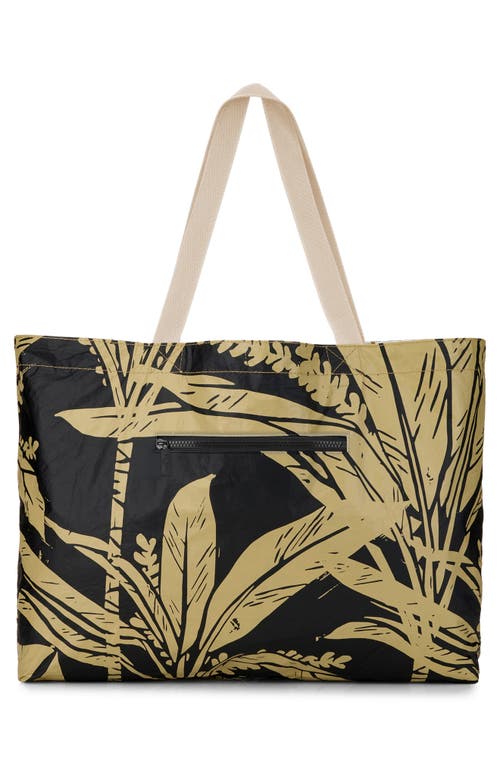 Aloha Collection Ti Leaf Holo Holo Reversible Water Resistant Tyvek® Tote In Multi