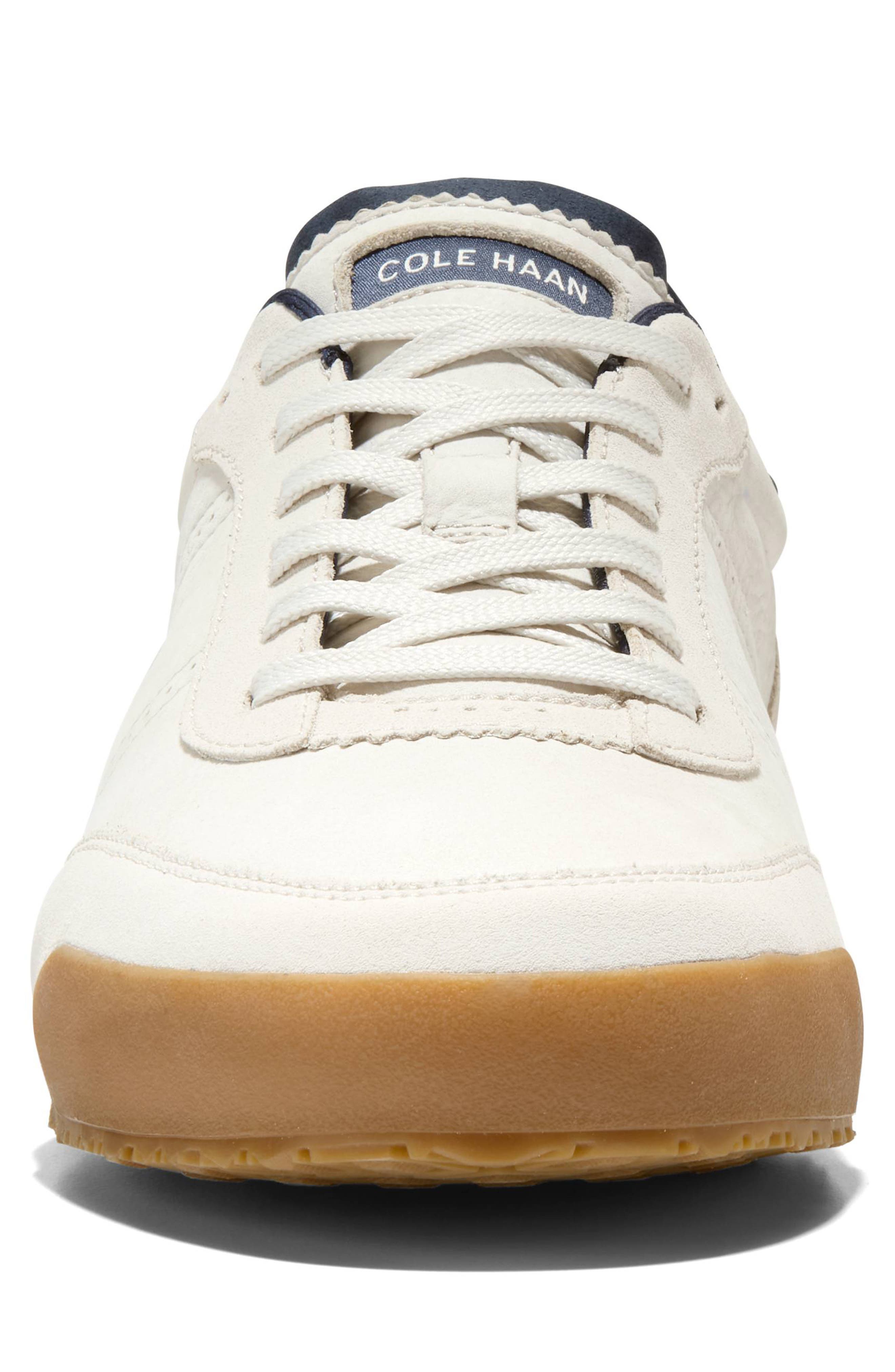 Cole Haan GrandPro Slimline Sneaker, Alternate, color, Ivory Nubuck / Silver Birch