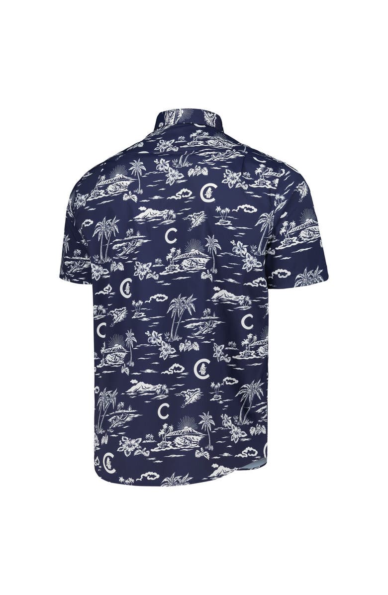 Reyn Spooner Men's Reyn Spooner Navy Chicago Cubs Kekai Button-Down Shirt, Alternate, color, Navy