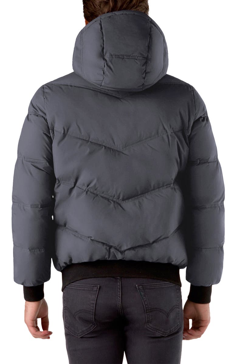Triple F.A.T. Goose Reizen Men's Down Puffer, Alternate, color, Charcoal