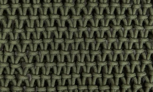 Clare V . Sandy Woven Market Tote In Army