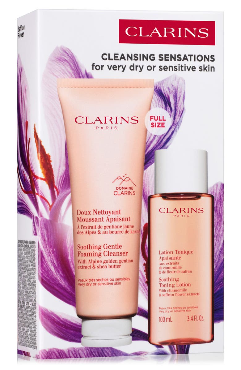 Clarins Soothing Cleansing Set $48 Value, Alternate, color,