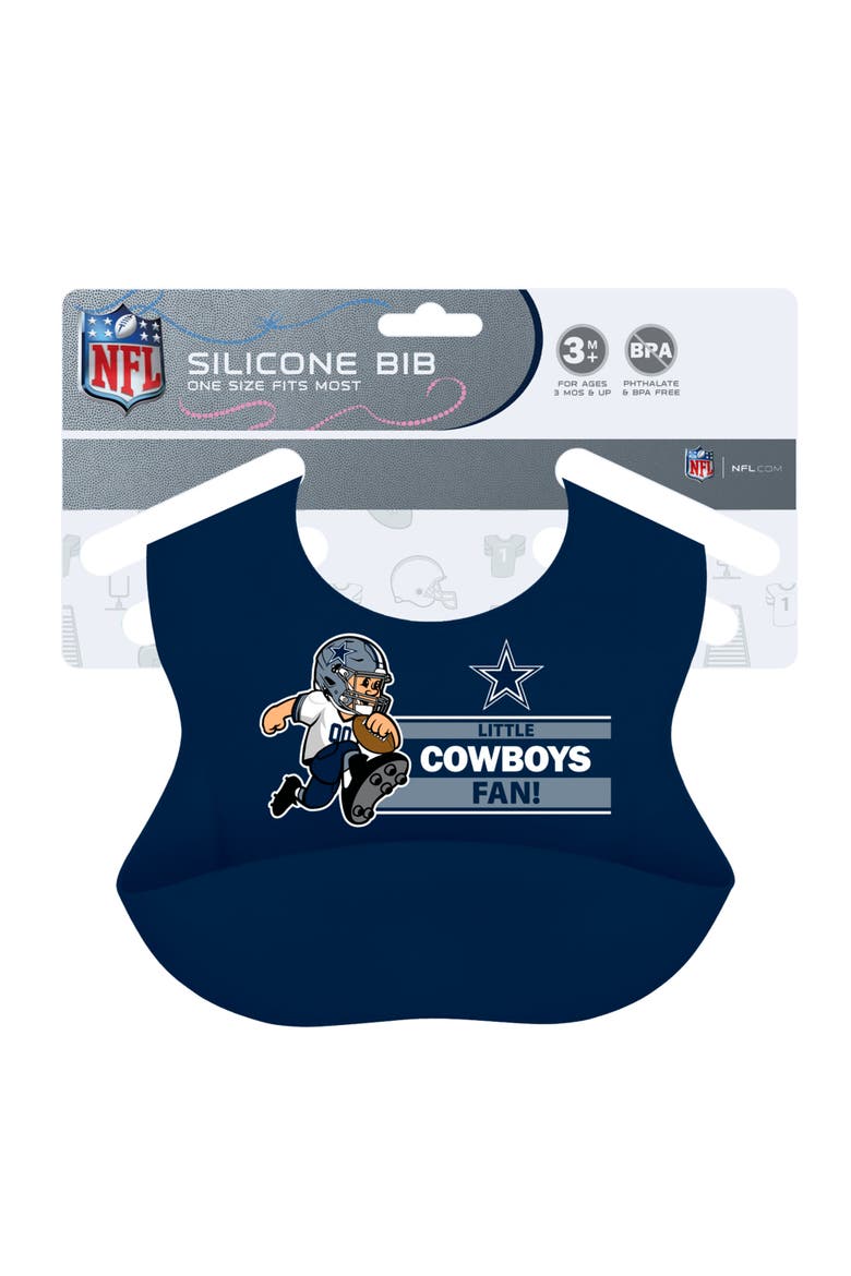 Dallas Cowboys - NFL Silicone Bib, Alternate, color, Navy