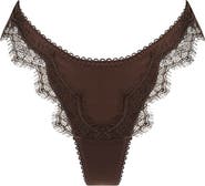 Kat The Label Sorrento Lace Trim Thong