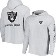 vineyard vines Men's Vineyard Vines Heathered Gray Las Vegas Raiders Local Long Sleeve Hoodie T-Shirt