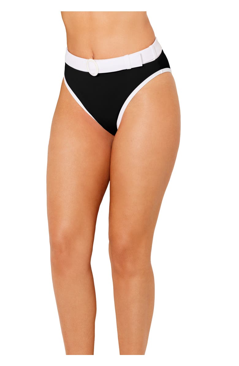 Swimsuits for All Belted Swim Brief, Main, color, 