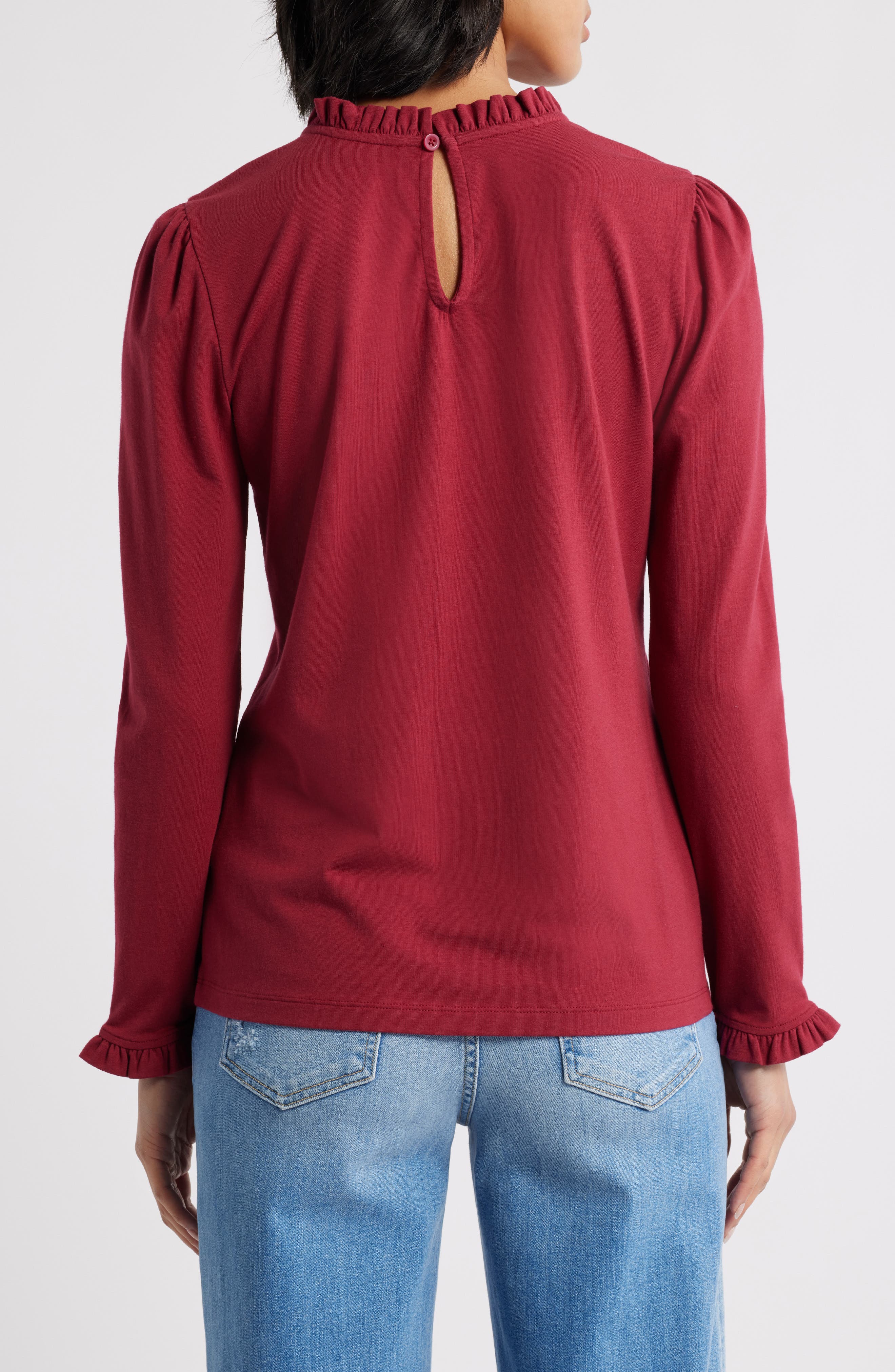 Ruffle Detail Top - image 4