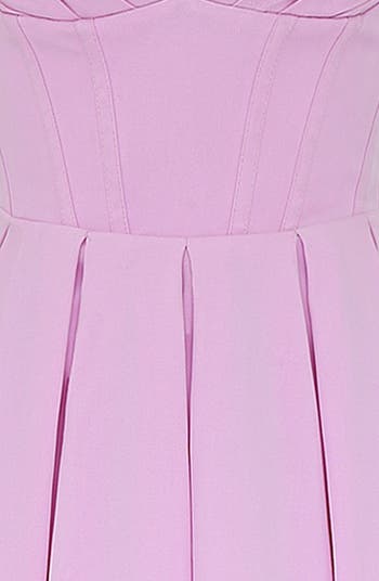 Mar Strapless Corset Fit & Flare Minidress