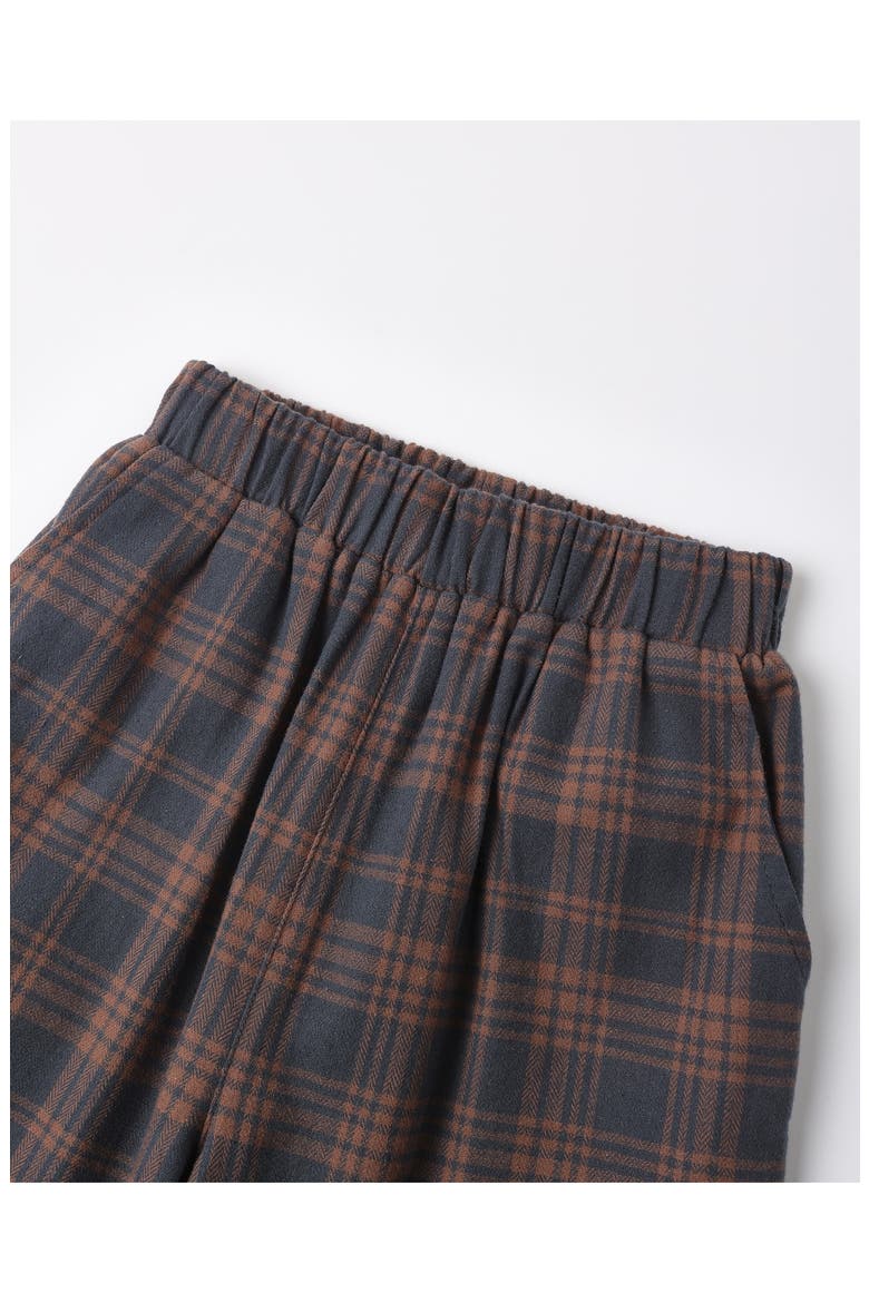Palmer Plaid Cotton Pants, Alternate, color, MIDNIGHT