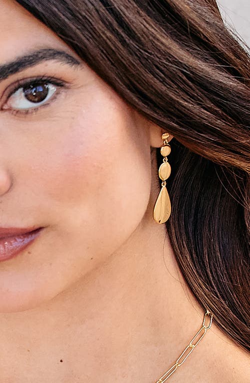 Brook & York Brook And York Elliot Linear Drop Earrings In Gold