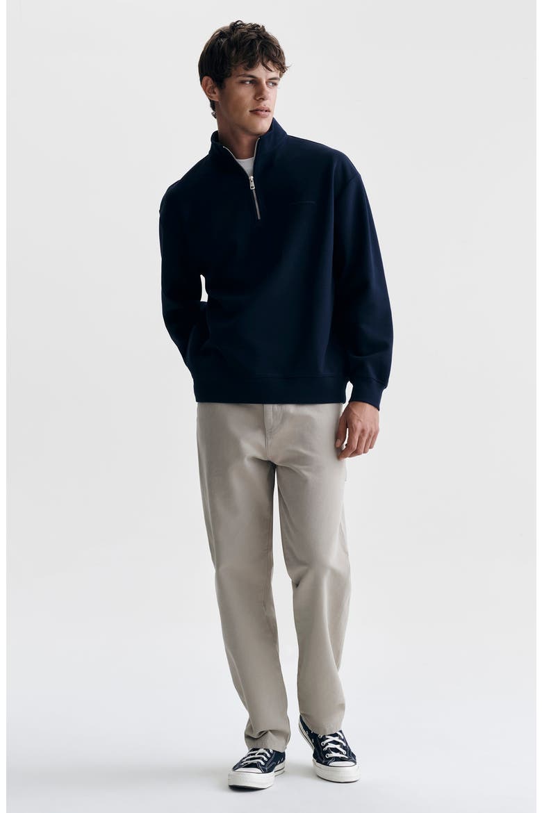Half Zip Sweatshirt, Alternate, color, BLACK IRIS