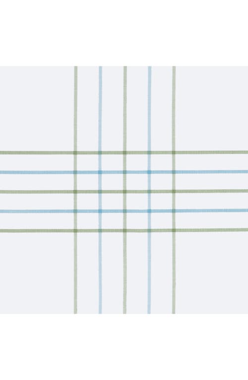 Matouk August Plaid 500 Thread Count Flat Sheet