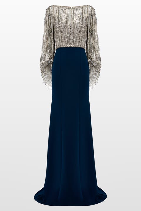 Wanderlust Embellished-Details Maxi Dress