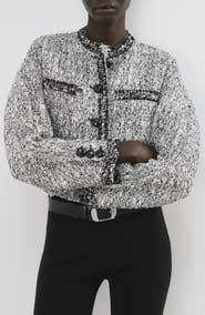 MANGO Tweed Jacket