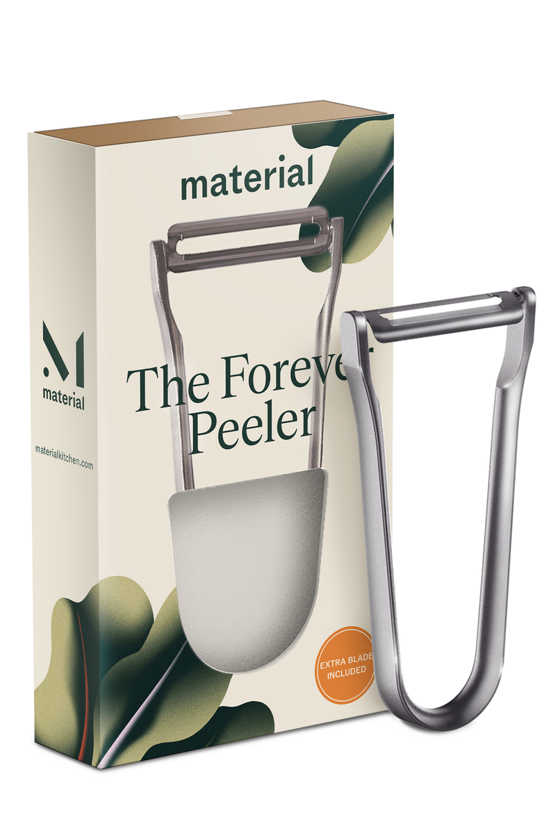 MATERIAL The Forever Peeler, Alternate, color, Stainless Steel