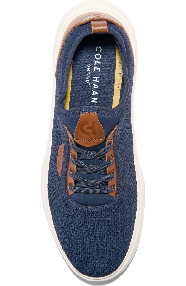 Cole Haan <p>Grand Versiq Sneaker (Men)</p>, Alternate, color, Navy/ British Tan