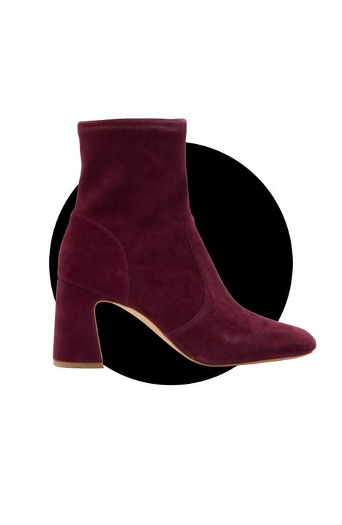 Smna Stretch Leather Bootie