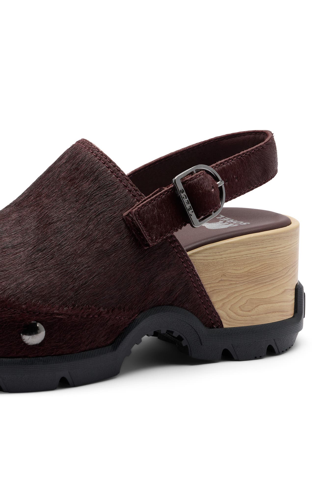 Roam N Clog Mod Platform Clog, Alternate, color, RED LODGE/ BLACK