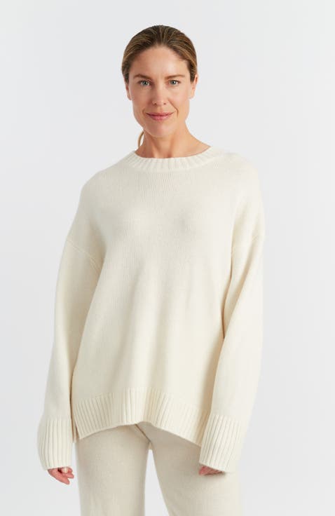 Pure Cashmere Crew Neck Sweater