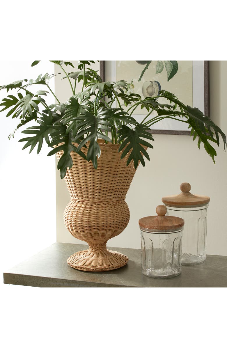 Napa Home & Garden Riviera Footed Urn, Alternate, color, Brown