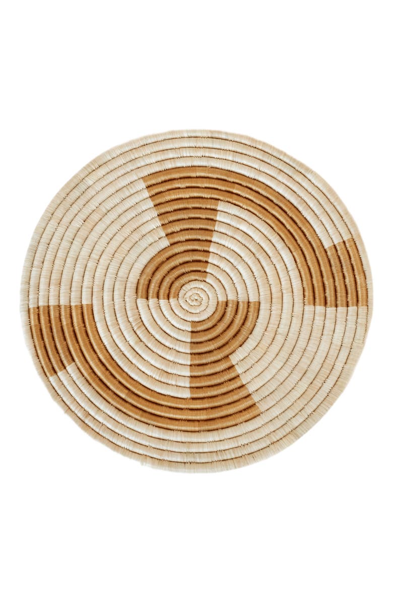 indego africa Gold Geo Placemat, Main, color, Gold And Natural