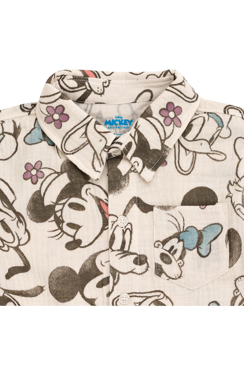 Mickey Mouse Romper Dress and Shorts Set, Alternate, color, Stone Mickey Friends