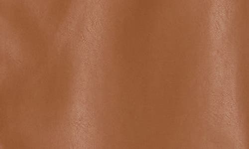 Ag Alexxis High Waist Faux Leather Straight Leg Pants In Canyon Rock