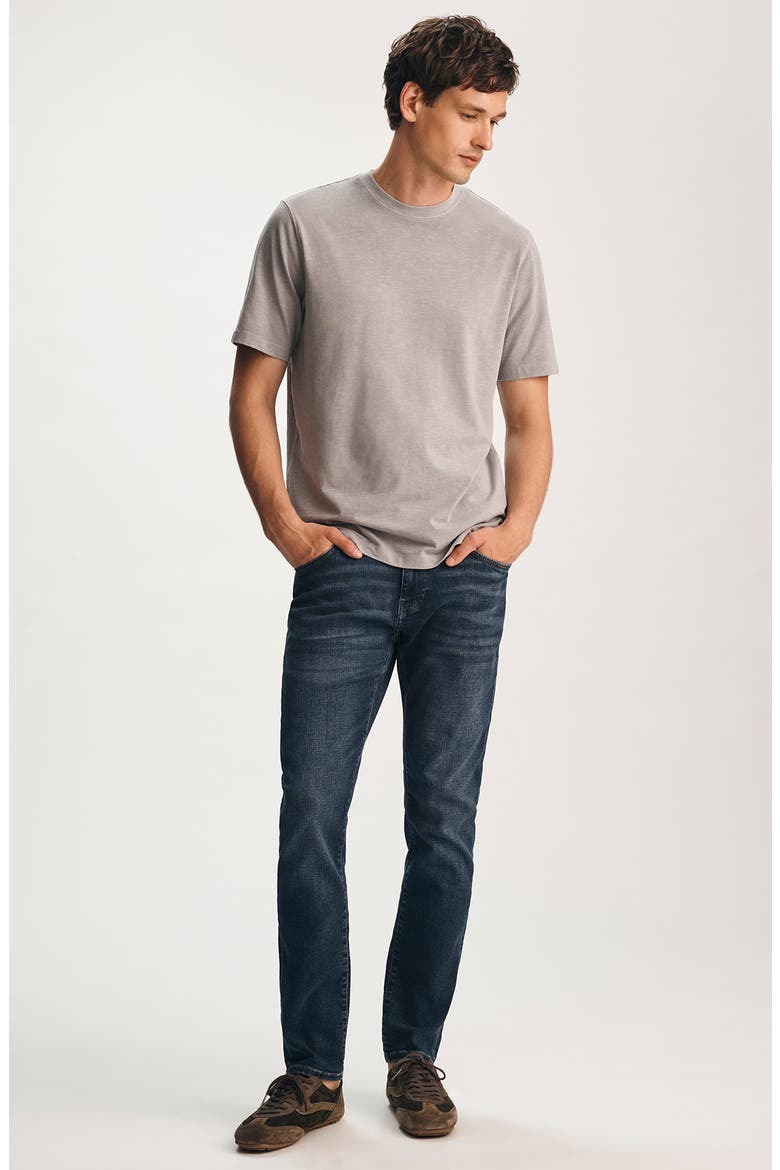 Pale Brown Slub Cotton Blend T-Shirt, Alternate, color, ALLOY