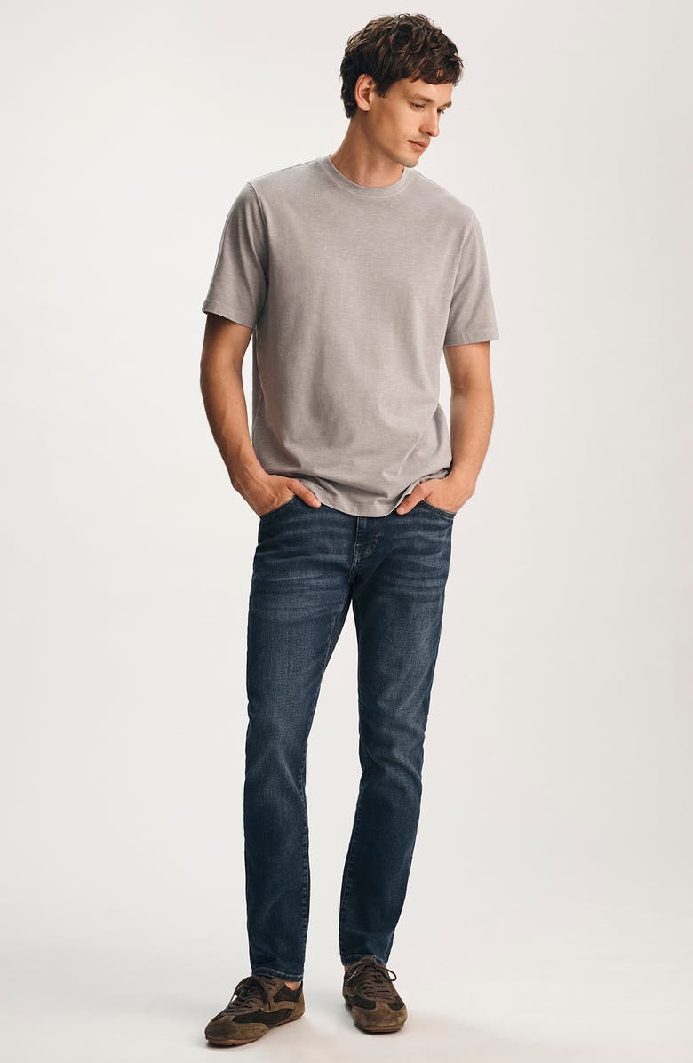 Mavi Jeans Pale Brown Slub Cotton Blend T-Shirt, Alternate, color,