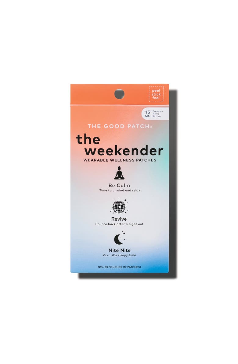 The Good Patch The Weekender Wellness Patch Set, Main, color, NO COLOR