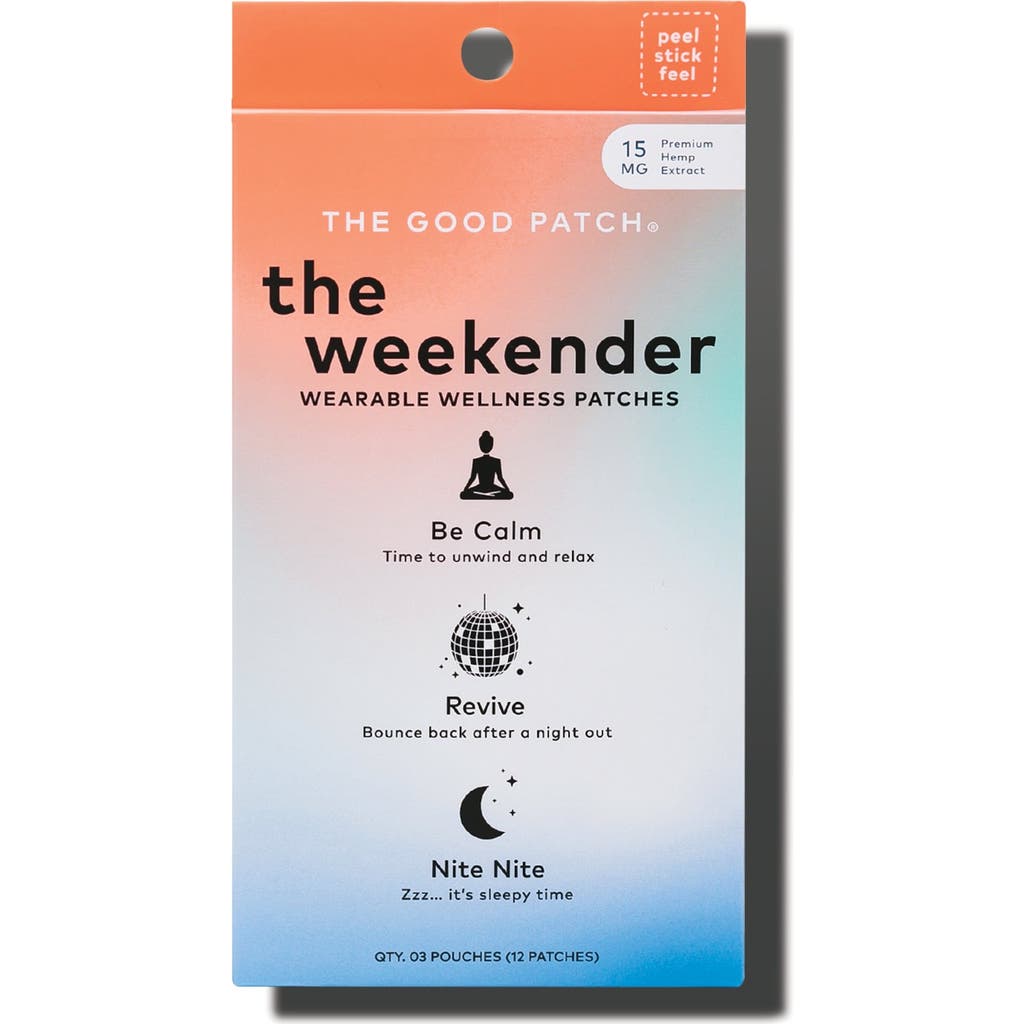 The Good Patch The Weekender Wellness Patch Set