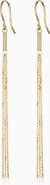 Oradina 14K Yellow Gold Vicenza Tassel Drop Earrings