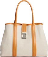 Christian Louboutin Nox Linen Canvas Tote Bag