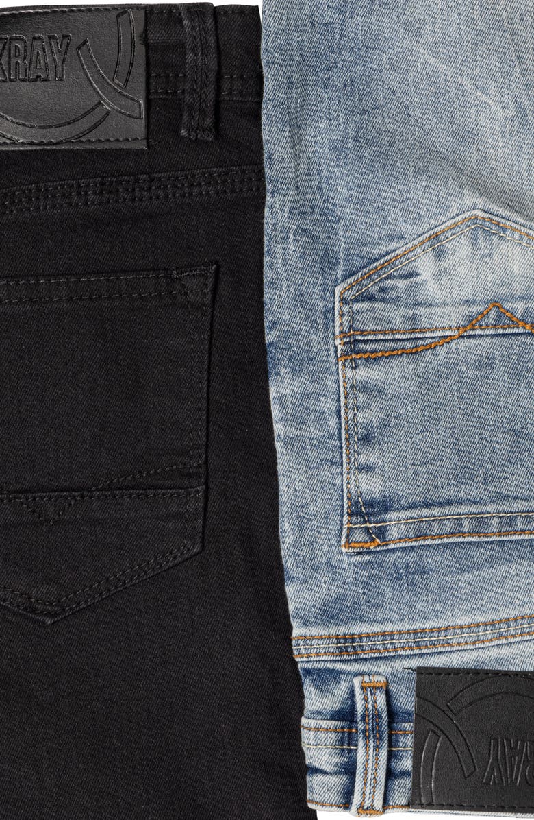 XRAY Kids' 2-Pack Stretch Jeans, Alternate, color, 