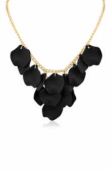 JARDIN Ginkgo Leaf Flutter Frontal Necklace
