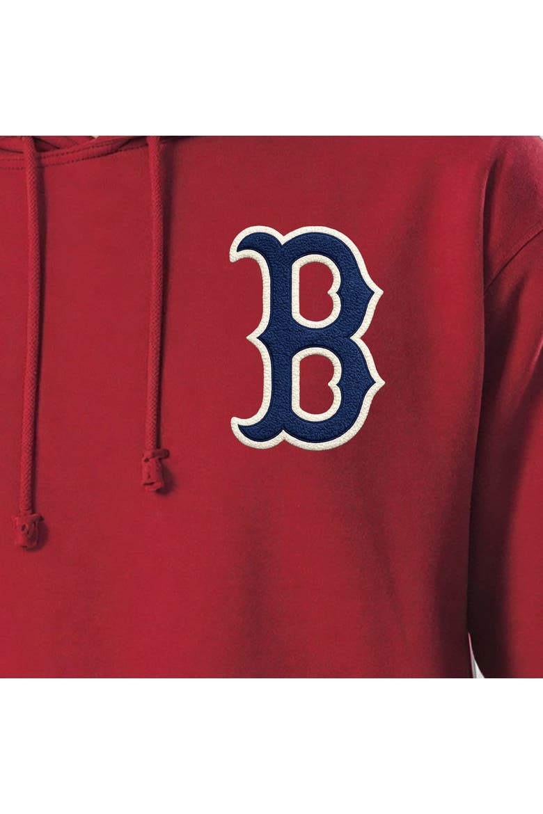 Men's Champion  Red Boston Red Sox Reverse Weave Chenille Hoodie, Alternate, color, Red