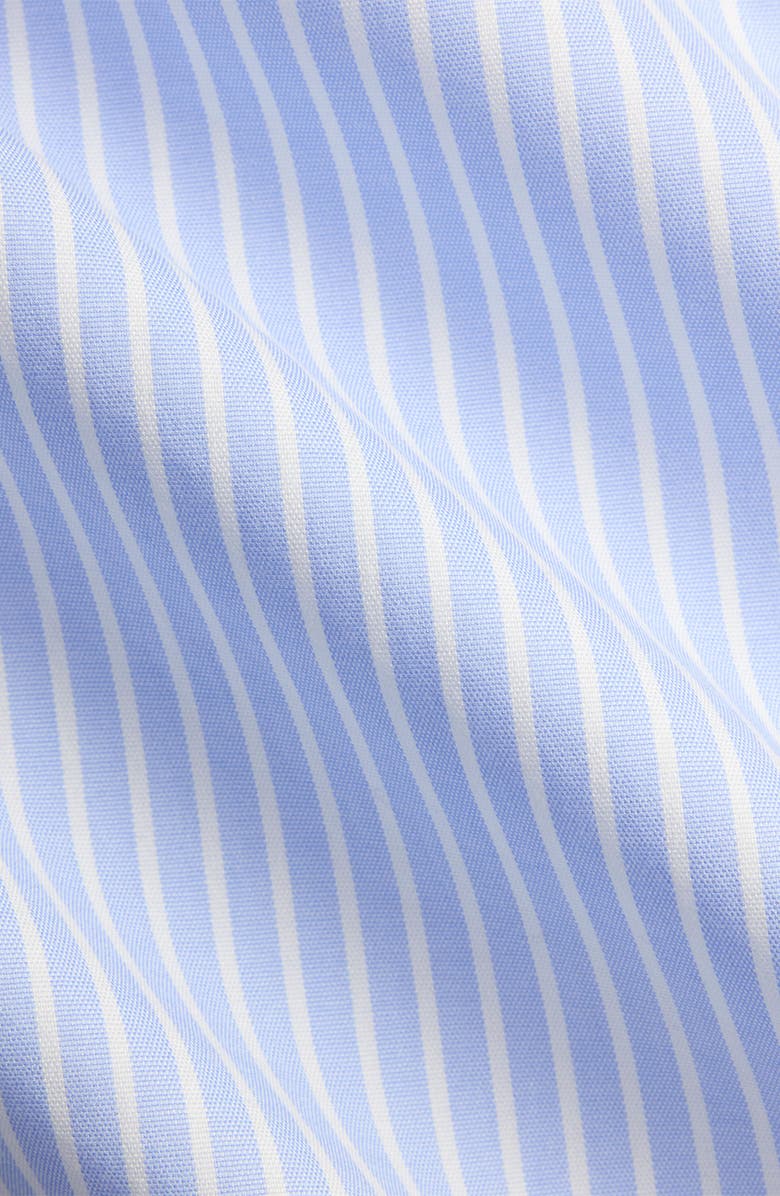 Polo Ralph Lauren Classic Fit Stripe Stretch Cotton Button-Up Oxford Shirt, Alternate, color, Blue White