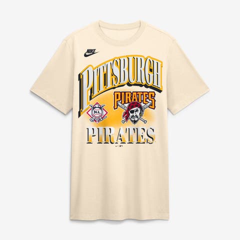 Men's Nike Natural Pittsburgh Pirates Vintage Tri-Blend T-Shirt