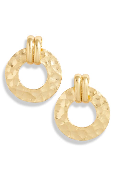 Thick Door Knocker Earrings