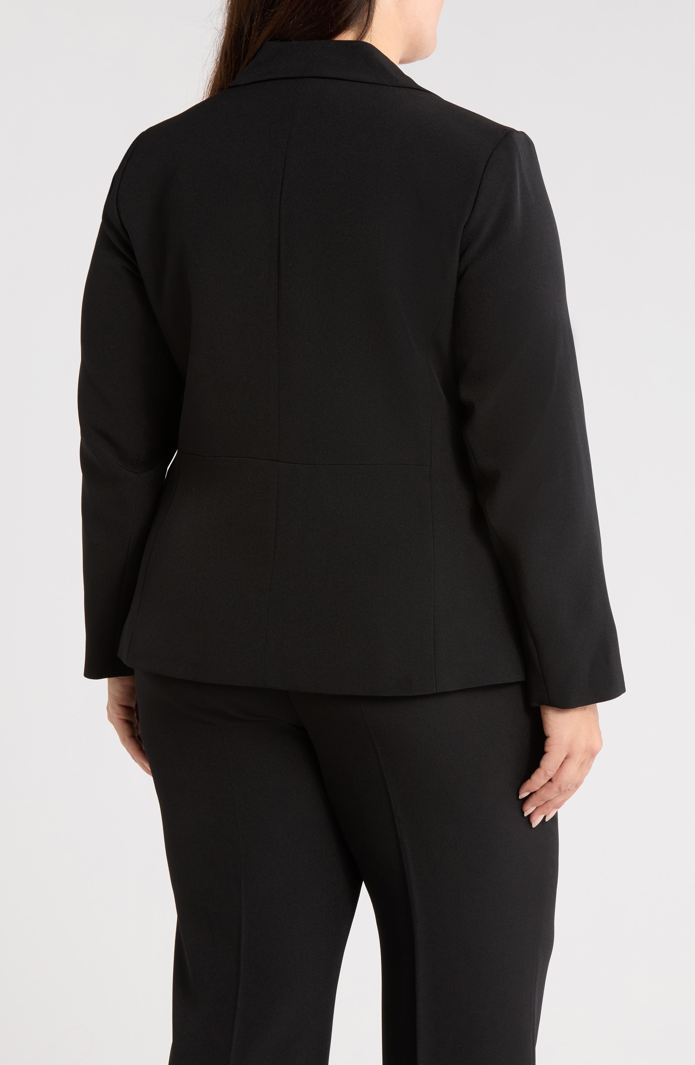 Stretch Crepe Two-Button Blazer - image 2