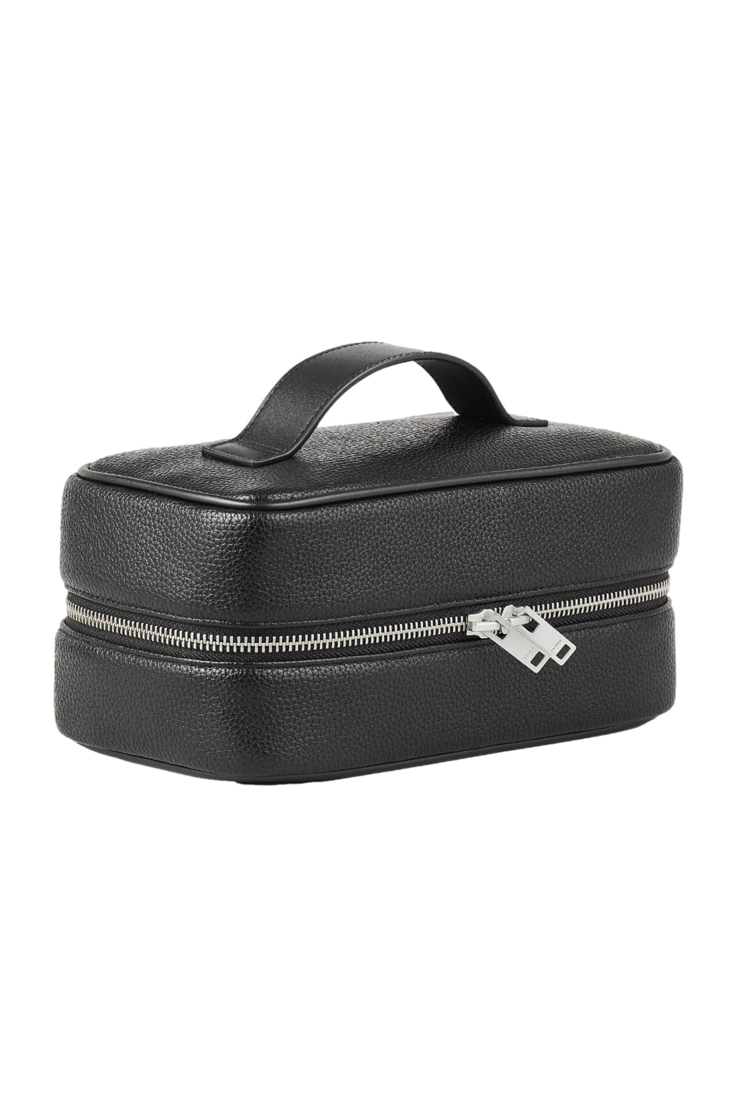 SANDRO Toiletry bag in grained fabric, Alternate, color, 