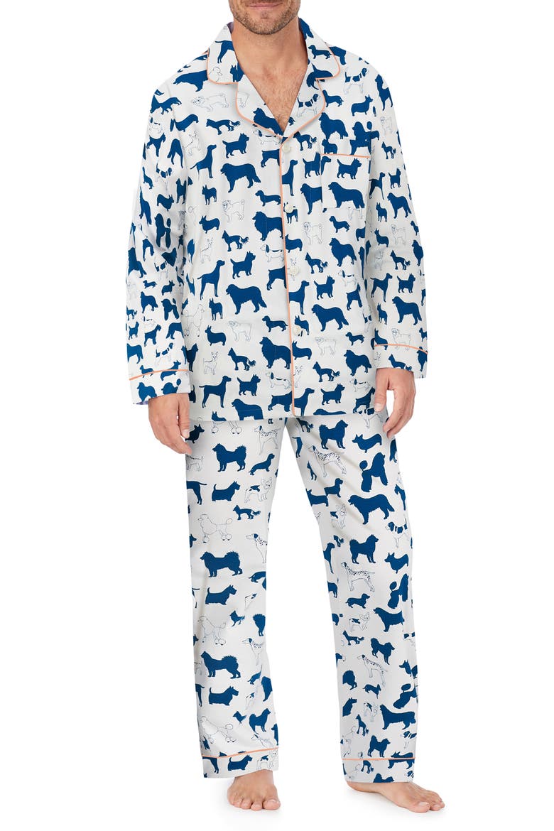 Print Organic Cotton Pajamas, Main, color, BEST IN SHOW