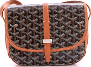 Pre-Owned Goyard Belvedere III Messenger Bag Coated Canvas with Leather PM