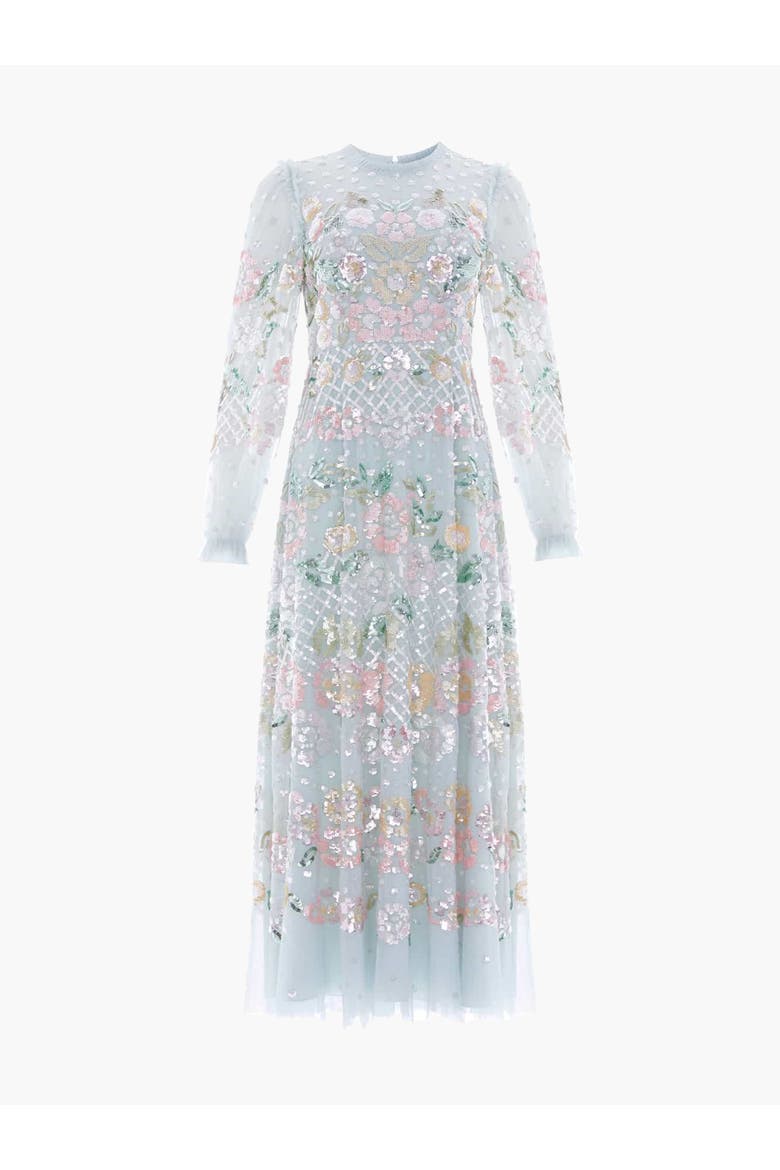 Rosalie Ankle Gown, Alternate, color, French Blue